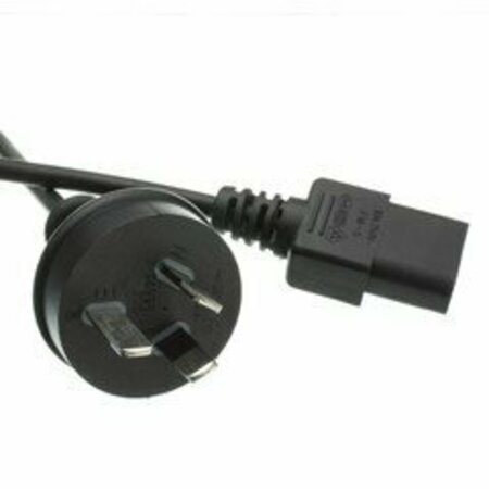 SWE-TECH 3C Australian/Chinese Computer/Monitor Power Cord, AS/NZS 3112 to C13, 6 foot FWT10W1-19206